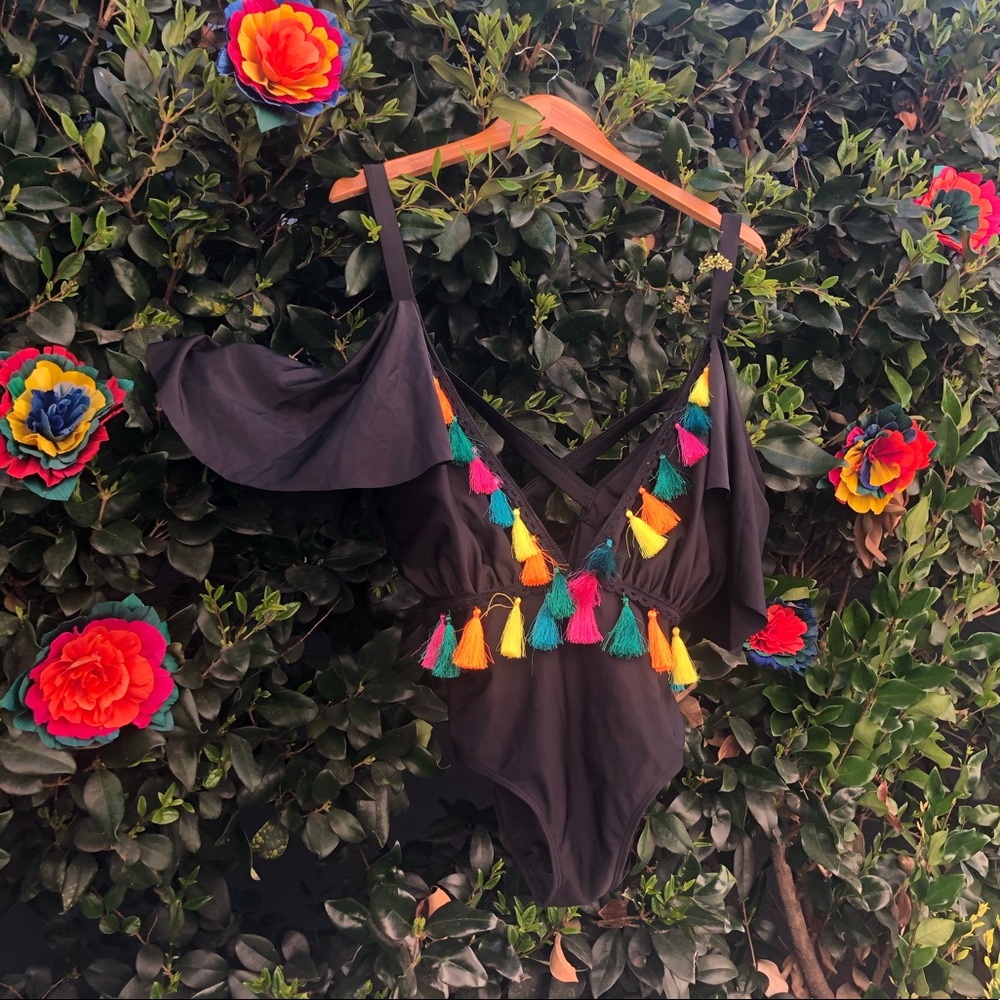 One piece Black Swimsuit.